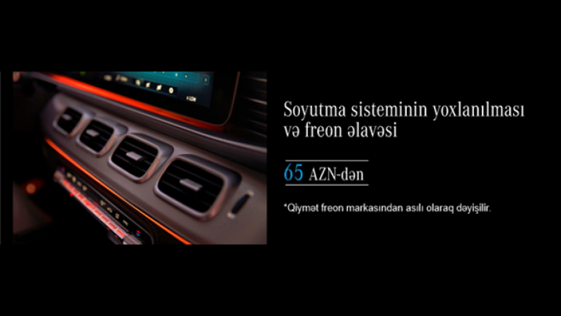 Soyutma sisteminin yoxlanılması və freon əlavəsi