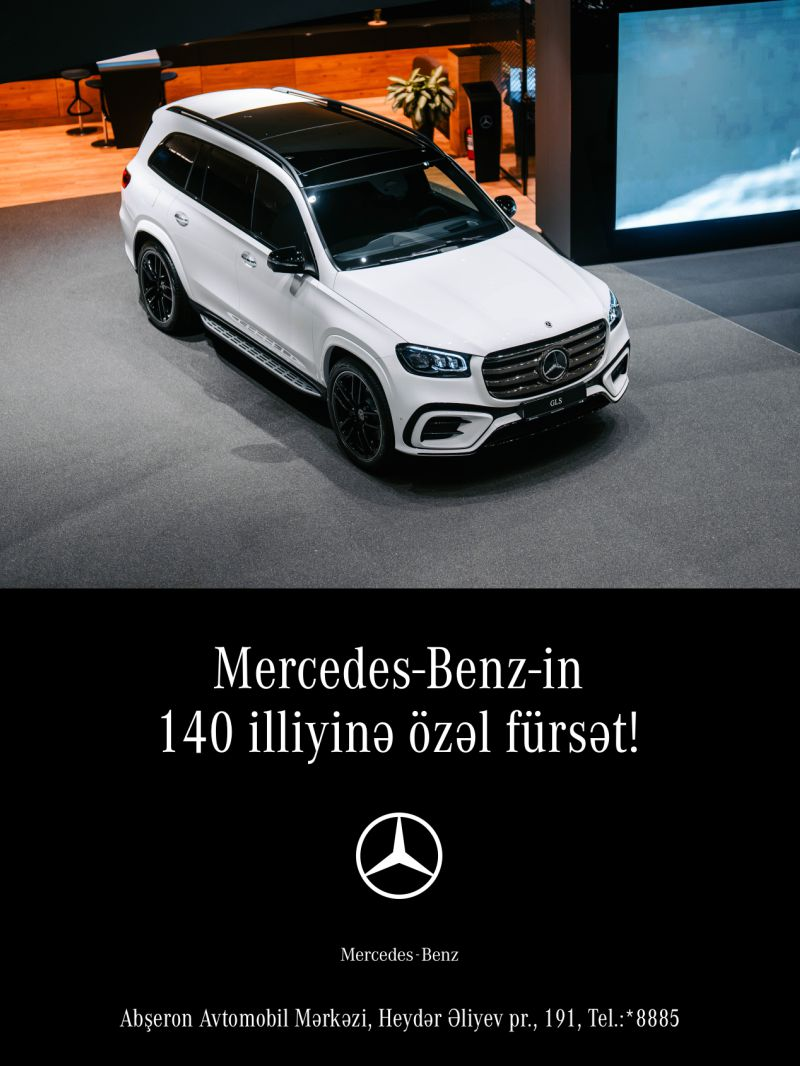 Mercedes-Benz-in 140 illiyinə özəl fürsət!