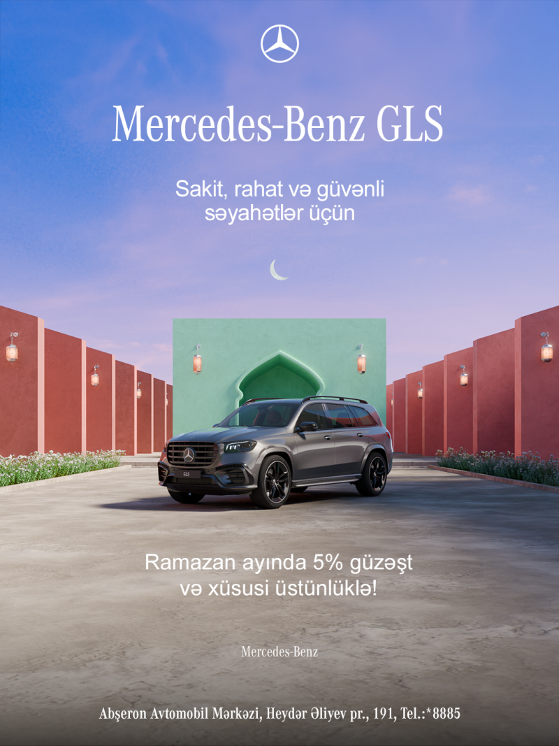 Mercedes-Benz GLS Ramazana özəl xüsusi üstünlüklərlə təqdim olunur.